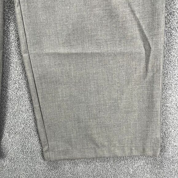 Commense Oversized Trousers Medium Gray High Waist Pleated Front Wide Leg - Picture 9 of 16